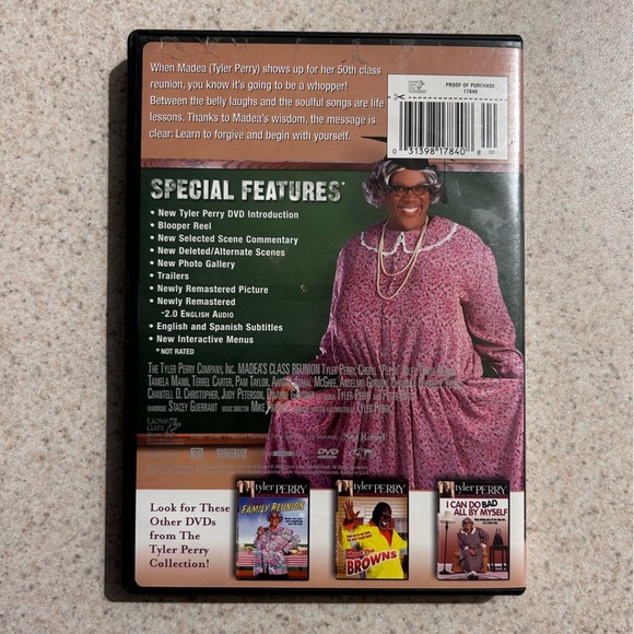 Madea's Class Reunion DVD - Picture 3 of 3